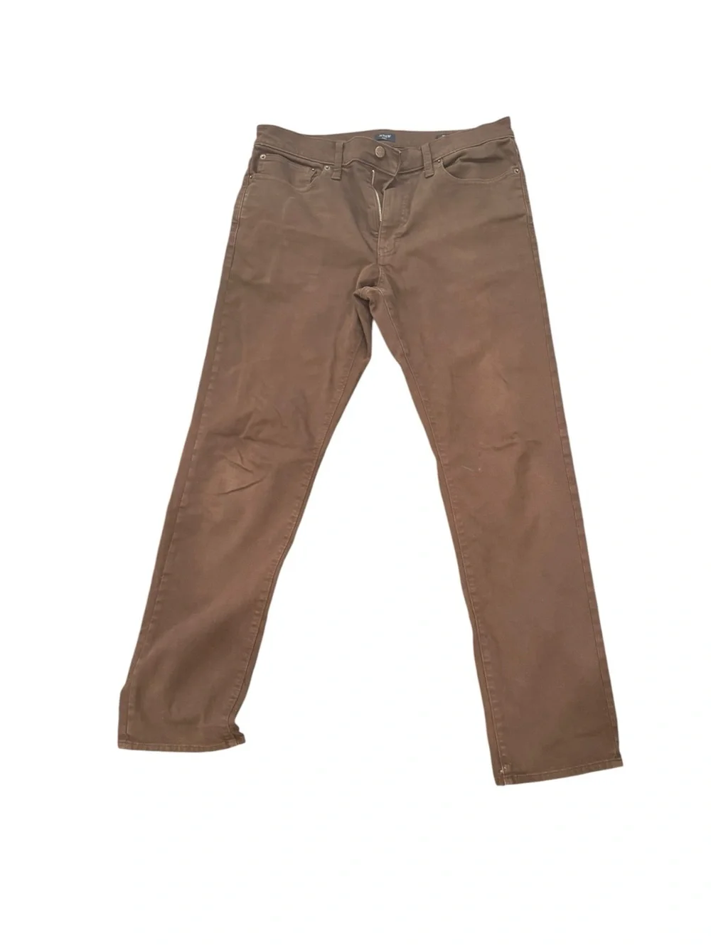J. Crew Men's Slim Straight  bundle big 2 Jeans in Brown and Light Gray